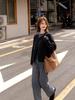 2025 Autumn/Winter Petite Woolen Short Coat - Round Neck, Coco-Inspired, Korean Style