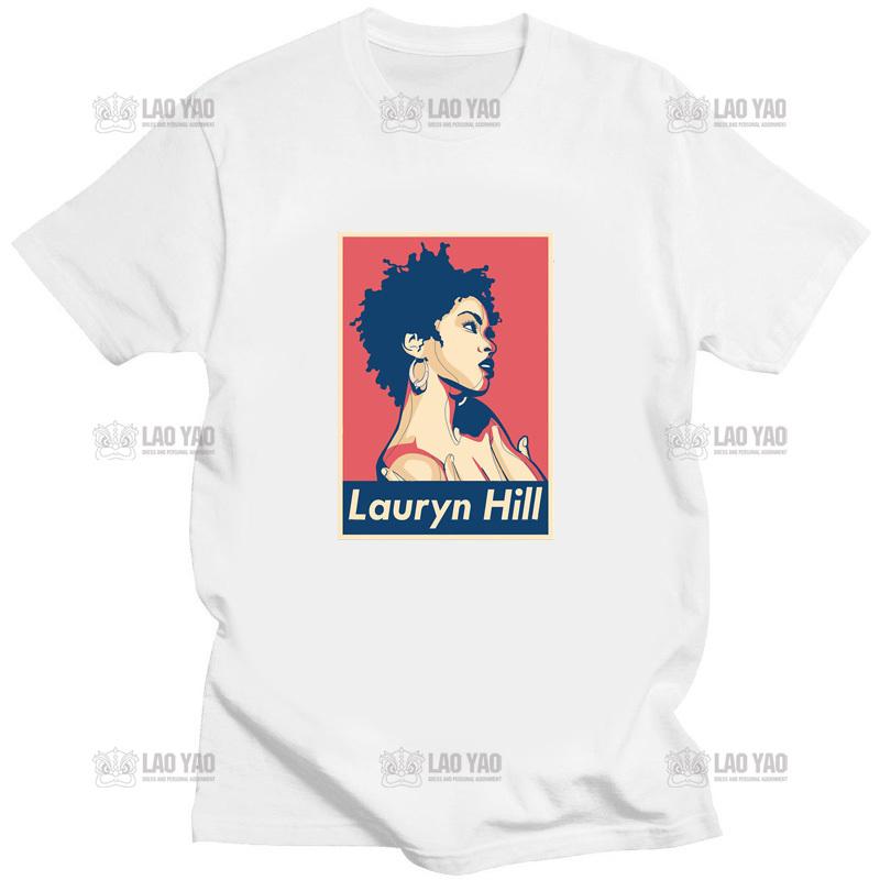 Lauryn Hill Fugees Print Tshirt Novelty Casual Unisex Unisex T Shirt O-neck Hip-hop Unisex Short-sleev Street Fashion Tee Cool Tops Unisex