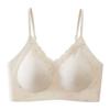 Women Lace Wireless Soft Support Push Up Bra For Small Chest Sexy Anti Sagging