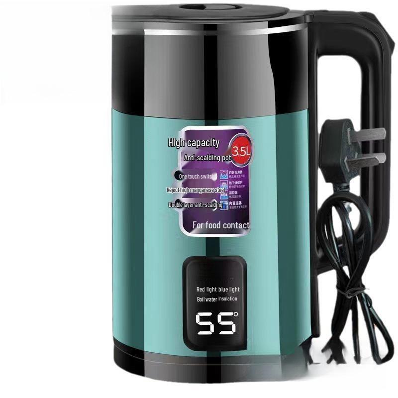 Large Capacity Electric Kettle with Auto Power-Off and Anti-Dry Burn Protection