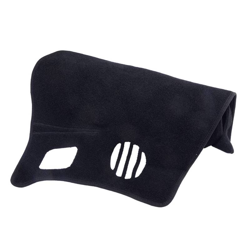 Car Dash Mat Dashmat Dashboard Cover Pad Protector Black Polyester RHD Fit for Toyota Tundra 2014 2015 2016 2017 2018 -