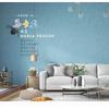 Modern Minimalist 3d Diatom Mud Wallpaper Bedroom Living Room  Solid Color Light Green Non-self-adhesive Nordic Style Wallpaper