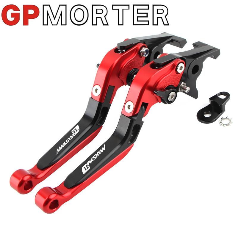 

2020NEW For SYM MAXSYM TL 500 Maxsym TL500 Motorcycle Brake Levers CNC Adjustable Brake Clutch Levers With parking function красный черный