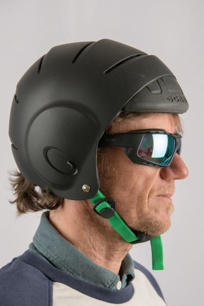 PAROS Floating Goggle UV Coated Matte Black Blue REVO OCN-G211-2 Sunglasses, Style, Protection, Impact-Resistant Lenses, (Polarized Lenses)