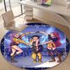 1pc KPop Demon Hunters15 Design Printed Area Round Carpet for Bedroom Living Room Home Decor Rugs Mat Non Slip Mat Rug for Bedside