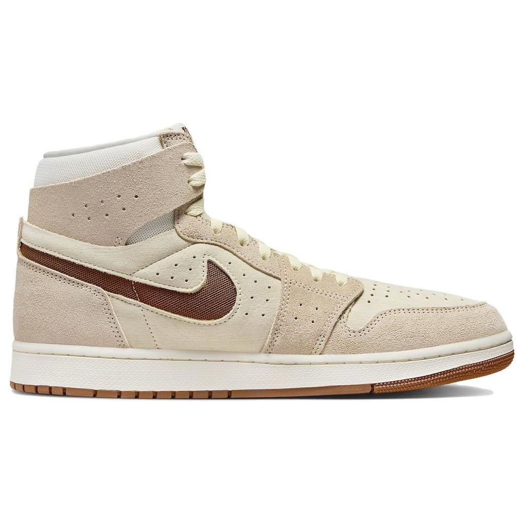 Air Jordan 1 High Zoom Comfort 2 Legend Coffee Sneakers da Uomo Bianco Vela Legend-Marrone Medio DV1307-120