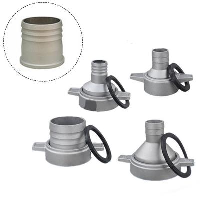 Aluminum Water Pump Aluminum Pipe Connector With Rubber Gasket Water Pump Connecting Pipe Gasoline-Water Pump Accessories