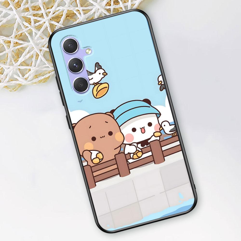 

Peach And Goma Cat Case for Samsung Galaxy A51 A53 A54 A31 A52 A12 A13 A21s A22 A32 A11 A22 A33 A41 A52s A73 A14 TPU Phone Cover Samsung A21