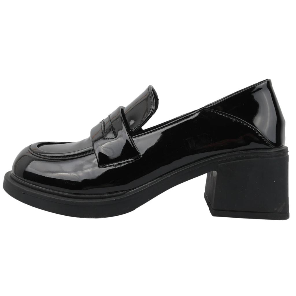 2025 Hot Sale Loafers Women's High Heels Round Toe Chunky Heels Classics Daily & Office Pumps Women Slip on New Shoes Zapatos