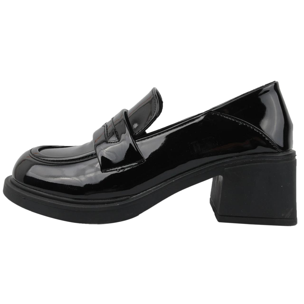 

2025 Горячая Распродажа Лоферы Женские Туфли на Высоком Каблуке Круглый Носок Массивный Каблук Классика Повседневные и Офисные Туфли Женские Слипоны Новая Обувь Zapatos 40