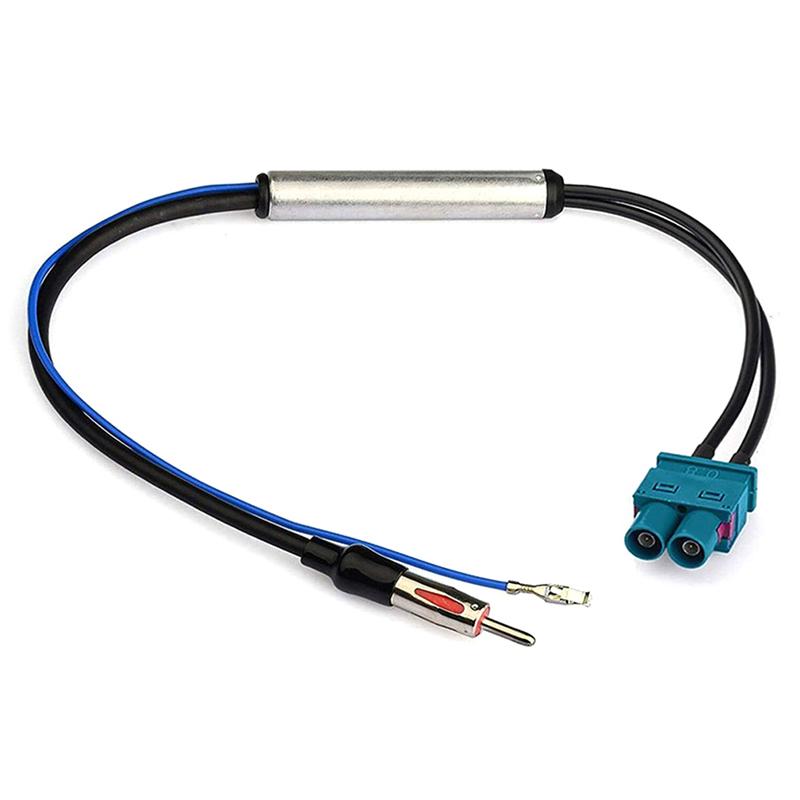 Radio Adaptor Antenna Am/Fm Cable Dual Fakra-Din Aerial Antenna Adaptor Car Accessories For Vw For Adapter