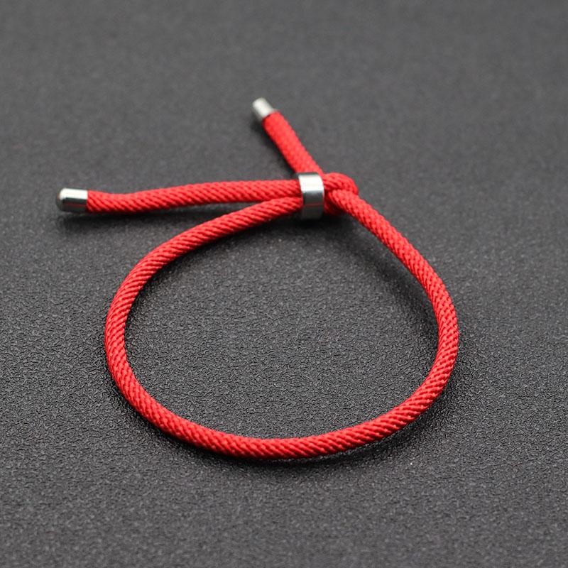 New Minimalist Rope Bracelet Men 100% Unfading Stainless Steel Braclet Adjustable Cord Chain Braslet Pulseira Homme Gift For Him
