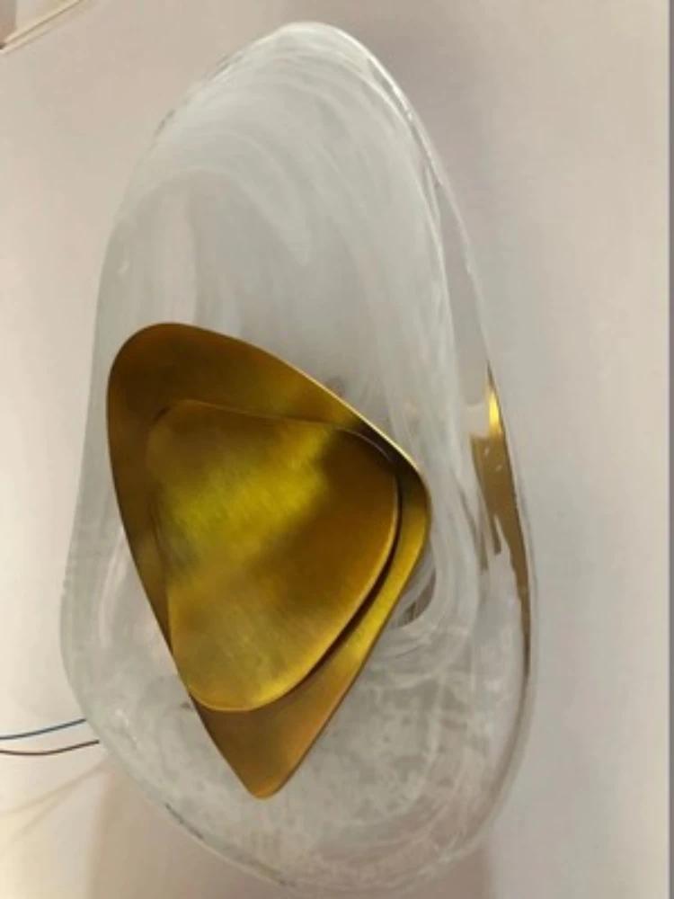 

Nordic Crystal Led Wall lamps Living Room Background Light Bedroom Bedside Creative Aisle Staircase Industrial Wall sconce light Nature White(3500-5500K) золотой