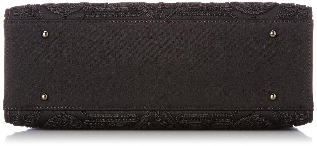 Iwasa Double-Sided Cord Embroidered Formal Bag 8185 Black