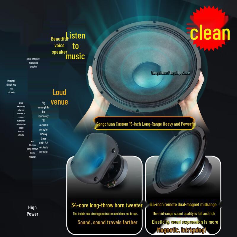 Songchuan SG3 Portable Outdoor Karaoke Speaker with Microphone CN plug (adapter included)