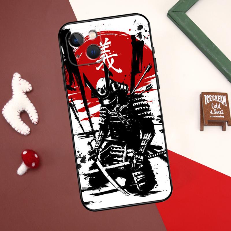 

Японский чехол Bushido Samurai для iPhone 12 11 13 14 15 Pro Max 12 Mini 7 8 Plus X XR XS Max SE 2020, чехол для телефона iPhone 14Pro MAX