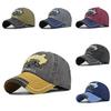 Classic Eagle Embroidered Cotton Baseball Cap With Adjustable Fit For Men Women