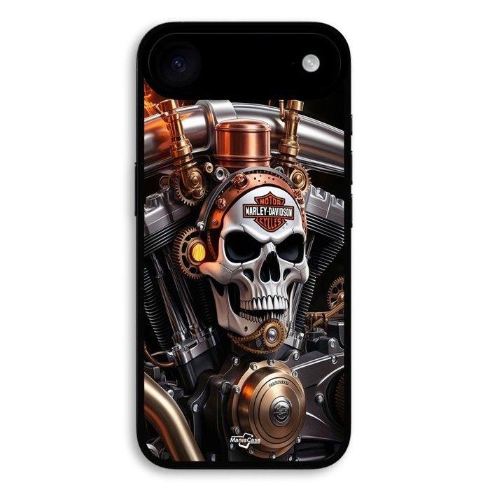 Coque de téléphone - MANIACASE - iPhone 17 Air - Silicone - Souple - Tête de mort mécanique