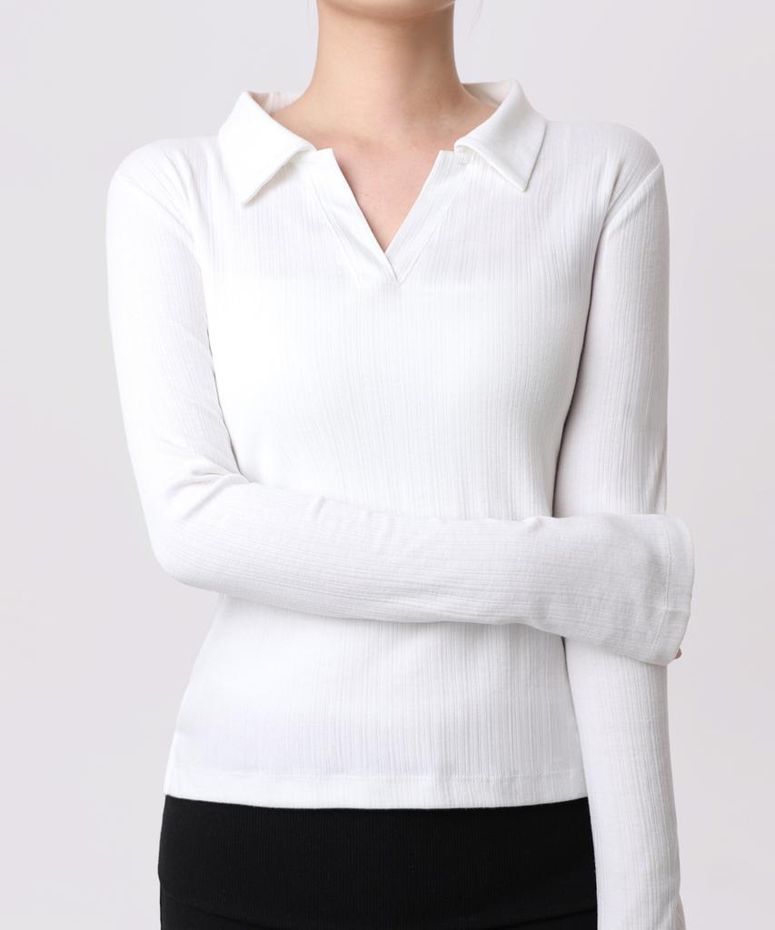 Geullancheuaengeullou Mellow Pop Collared Top