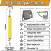 R7s 118mm 40W LED-Birne Kaltweiß 6000K, 3000lm, Dimmbar, 360 Grad Linear 40W Äquivalent