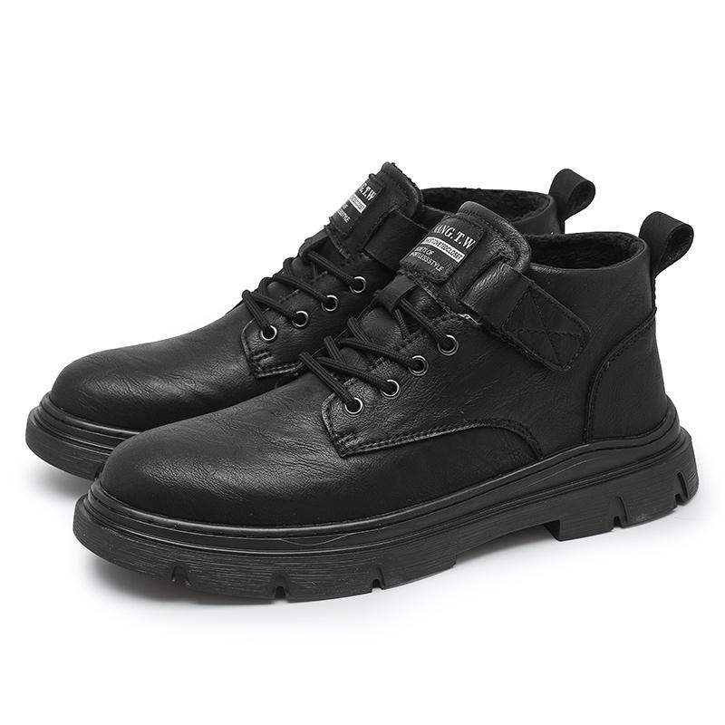 

Мужские ботинки черные кожаные туфли для гольфа промышленные мужские на платформе мужские скейтборд прогулочные летние стильные дизайнерские кроссовки мужские 39 чёрный