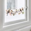 Colorful Flower Branches Bird Glass Windows Home Beautification Decoration Electrostatic Window Stickers Self-adhesive Removable