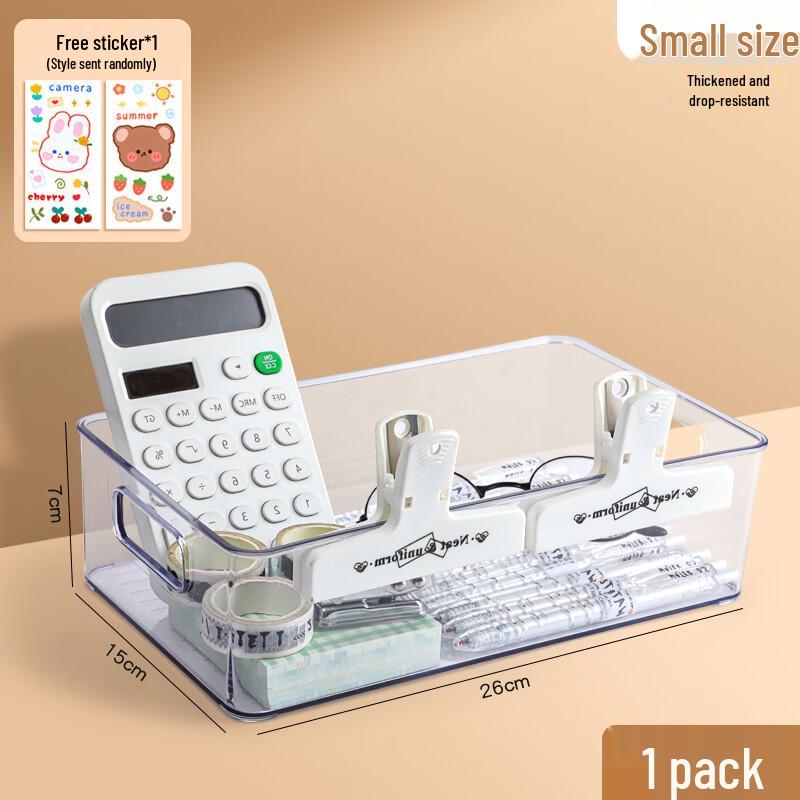 Transparent Movable Acrylic Desk Organizer