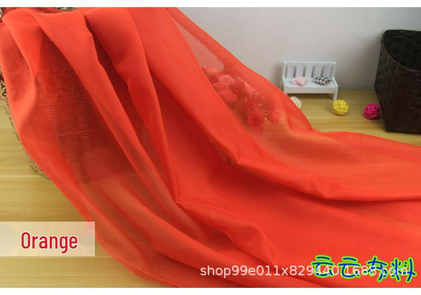 Special Offer Plain Chiffon Gauze Fabric for Clothing, DIY, Lining, Decoration & Wedding