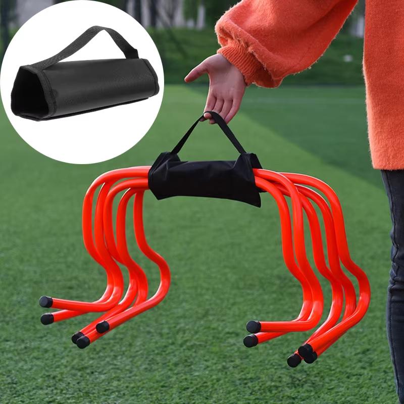 1Pc Obstacle Course Soccer Storage Pace Training Hurdle Hand Carrying Training Equipment Organization Load Carrying Accessories