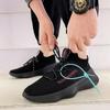 Mesh Breathable Women Sneakers  Size 44 Couple Non-Slip Lace-up Shoes Men Casual Light Sports Women Shoes Chaussure Femme