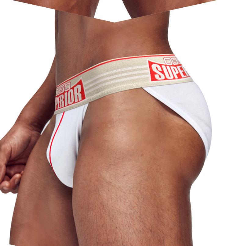 Men's Low Waist Fitness Anti-Chafing Briefs BS844