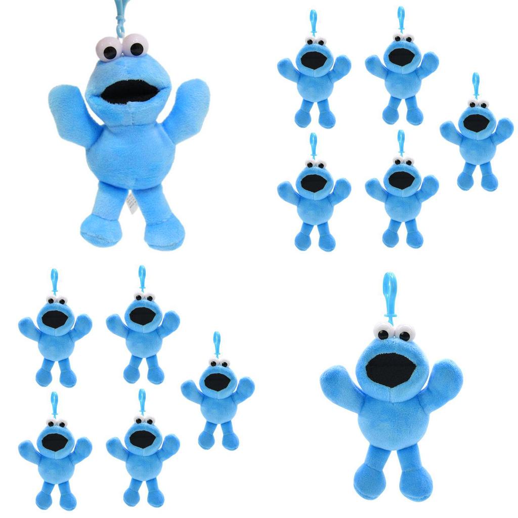 Adorable Sesame Street Cookie Monster Soft Plush Ornament Dolls For Kids Gifts