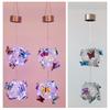 Waterproof Solar Butterfly Ball Light Solar-Powered Colorful Butterfly Solar Hanging Light Metal Weaving Decorative