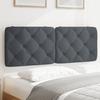 VidaXL Headboard Cushion, Headboard Pillow with Self-Adhesive Strips, Padded Bedroom Cushion, 374728