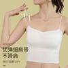 Underwear, Bra, Summer All-in-one Light and Breathable Suspenders, Small Breasts Gathered, Anti-light, Solid Color, Casual Interior and Beautiful Back