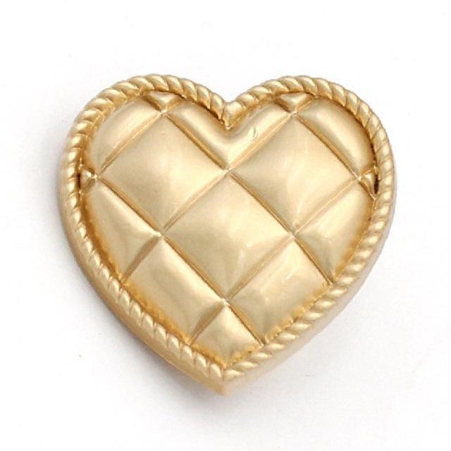 6Pcs Round Flower Shape Metal Luxury Brand Sewing Buttons Clothing Accessories Handmade Diy Material Decoration Gold Black  Blue