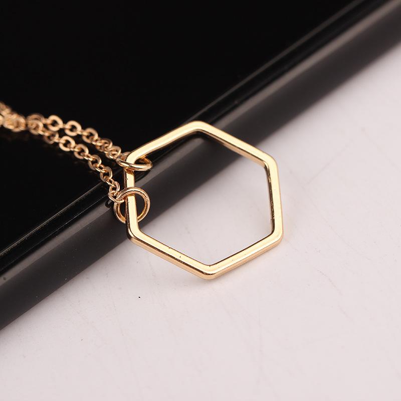 eBay supply jewelry, simple natural minimalist hexagonal bracelet, fashionable personalized trend bracelet