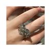 Imprisoned Heart Metal Thorns Love Ring Irregular European and American Niche Design Open Ring Couple Ring