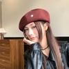 Autumn and Winter Beret Hat for Women Warm British Retro Pumpkin Hat Japanese Fashion Casual Literary Painter Hat Newsboy Hat
