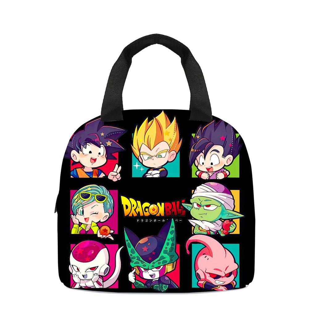 Sac à lunch isotherme Dragon Ball Compact Pliable Porte-bento Pour étudiants Et voyageurs