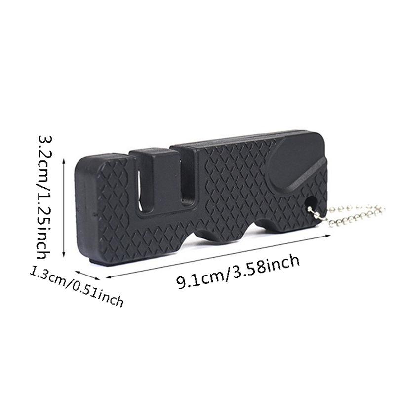 Fischhaken Schärfen Tragbar Mehrzweck Outdoor Multifunktion Taschen-Multi Wetzstein Mehrfachnutzung Schärfer Multitool Werkzeug Camp