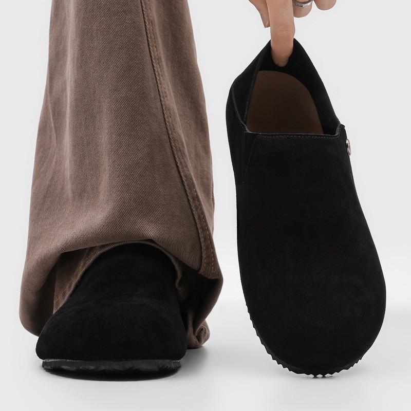 Mens Slip-On Loafer Mules Comfortable Flat Casual Shoes Office Daily Wear