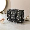 Gauze makeup bag Small daisies beach toiletry bag Travel women's simple storage bag Go out tote bag