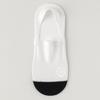 Men's Summer Ultra-Thin No-Show Socks, Breathable Ice Silk, Anti-Slip Silicone Grip, Color Block Design, Cotton Bottom.