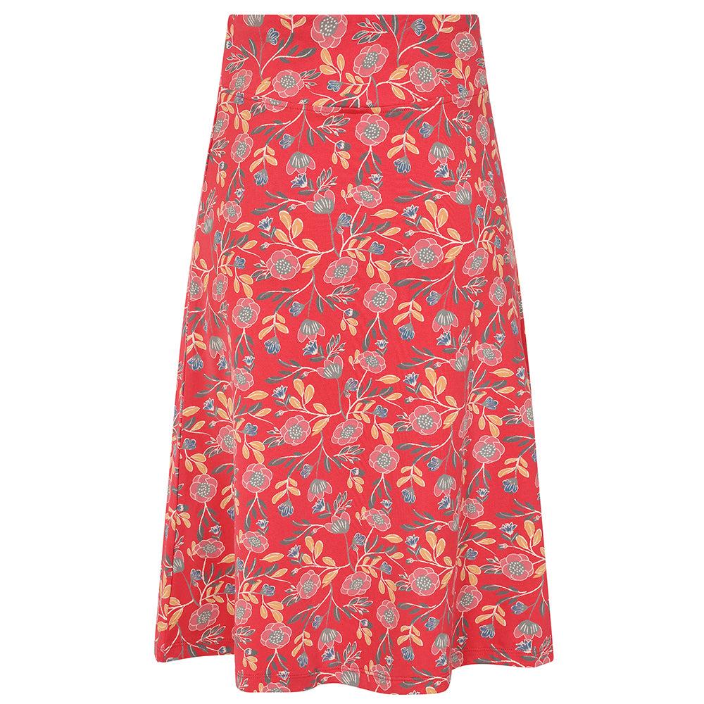 Lazy Jacks Womens/Ladies Garland Jersey Skirt