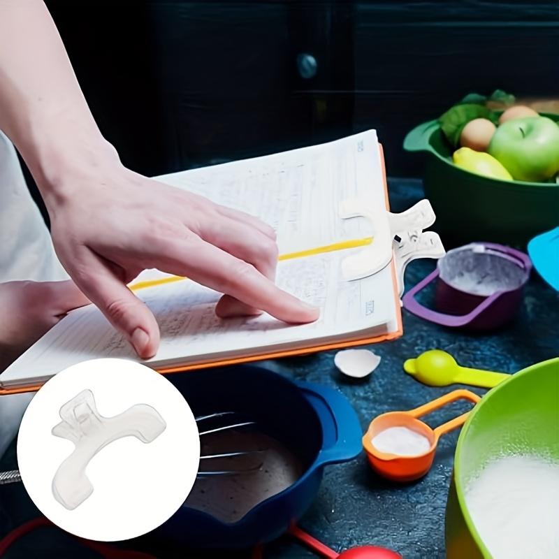 1PC Transparent Cover Book Clip for Students To Read and Read, Fixed Book Anti-flip Clip