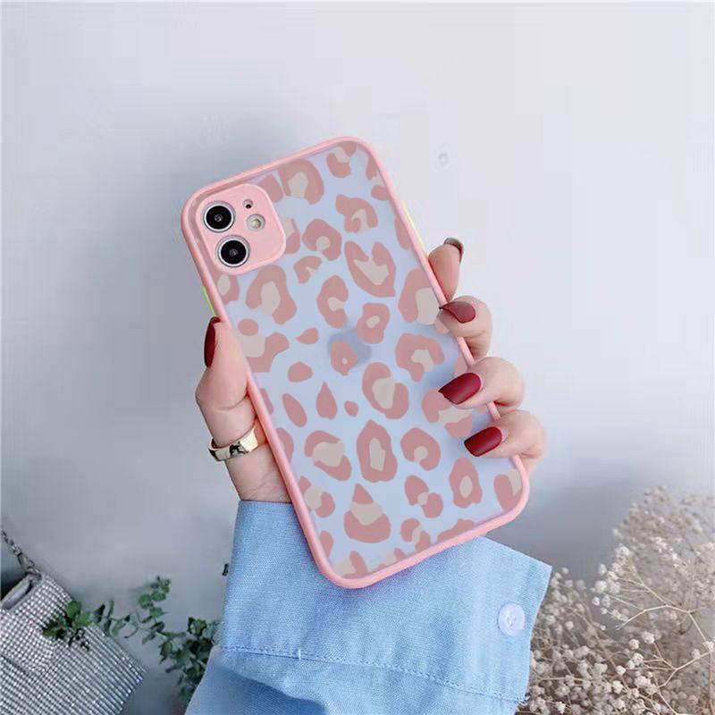 Iphone 11 Leopard Case Zebra Cow Stripe Pattern Print Transparent Phone Cases For Iphone 11 13 12 7 8 Plus Mini X Xs Xr Pro Max