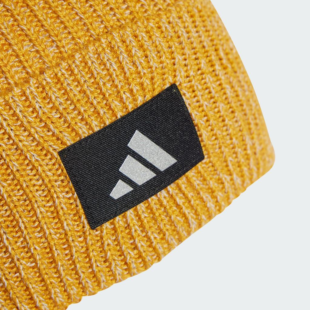 Adidas Rdy Reflective Running Beanie Yellow Men's Cold. DME99, Pre-Rubbed (IM1213)