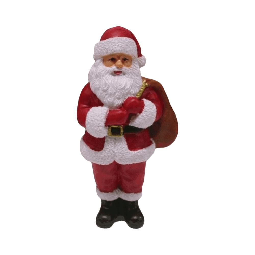 Mini Size Christmas Ornaments Micro Landscape Home Decor Santa Claus Figurine Cute Resin Craft Christmas Santa Tabletop