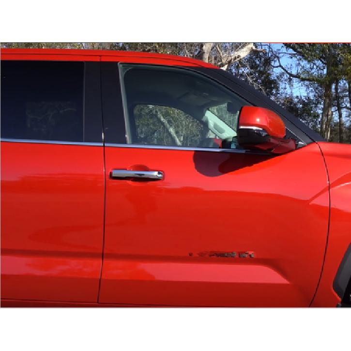 4X ABS Chrome Car Door Handle Cover Trim For Toyota Tacoma 2024